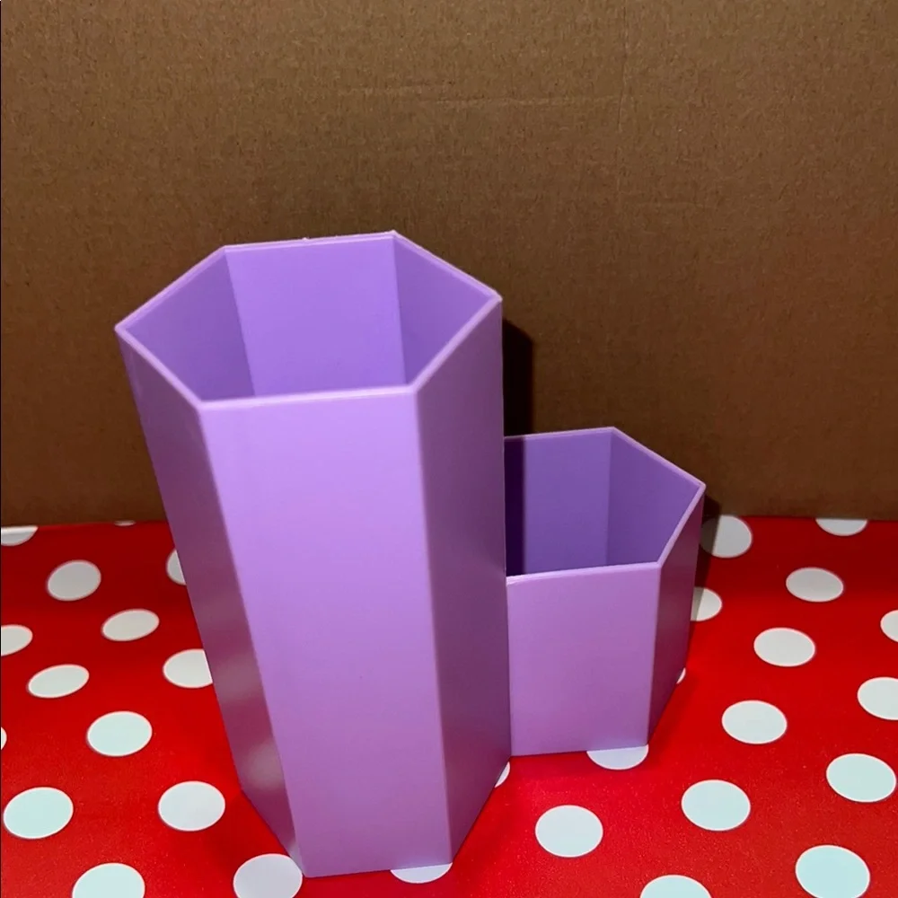 New Purple Makeup Organizer Set Cosmetics Storage for Eyes, Lips, Face